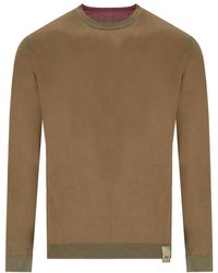 Bob - Wendbarer Rundhalsausschnitt Pullover Rosa Braun - Lyst
