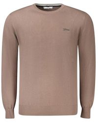 Guess - Brown Cotton Men Sweater - Lyst