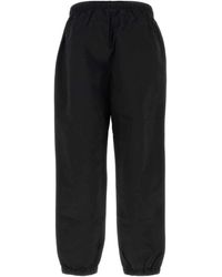 Marcelo Burlon - Broeken ,Zwart ,Nylon Zwarte Nylon Broek - Lyst