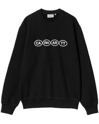 Carhartt - Schwarzer Bumper Sweatshirt Lockere Passform Grafikdruck - Lyst