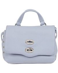 Zanellato - Borsa a tracolla in pelle nera con chiusura a scatto - Lyst