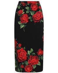 Dolce & Gabbana - Midi Skirts - Lyst