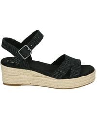 TOMS - Sportliche Sandalen Audrey Schwarz Gummisohle - Lyst