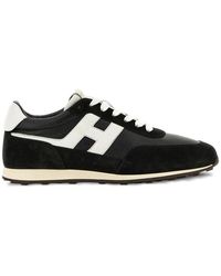 Hogan - H699 Logo-Patch Sneakers - Lyst