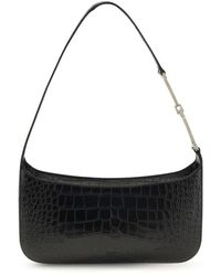 Tom Ford - Tassen ,Zwart ,Leer Kleine Schoudertas Met Kroko-Print - Lyst