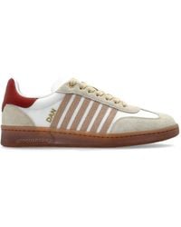 DSquared² - Schoenen ,Wit ,Leer Sneakers Boxer - Lyst