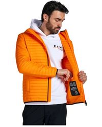 Suns - Jassen ,Bruin ,Nylon Lichtgewicht Nylon Jack Met Capuchon - Lyst