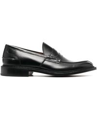 Tricker's - Schoenen ,Zwart ,Klassieke Leren Loafer Schoen - Lyst
