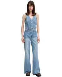 Levi's - Denim-Jumpsuit Mit Weitem Bein - Lyst