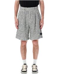 Amiri - Boucle tweed bermuda shorts - Lyst