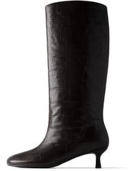 L37 - Schoenen ,Bruin ,Leer Dancing With Shadows Hoge Laarzen - Lyst