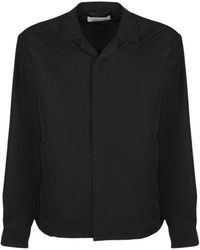 OAMC - Overhemden ,Zwart ,Polyester System Shirt - Lyst