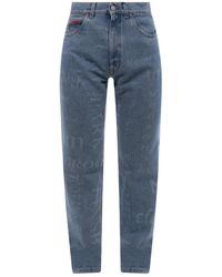 Martine Rose Regular Fit Jeans - - Heren - Blauw