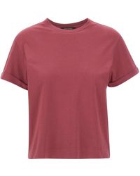 Gran Sasso - Tops ,Roze ,Katoen T-Shirts En Poloshirts Roze - Lyst