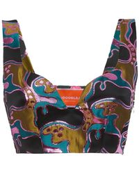 La DoubleJ - Cropped Top - Lyst