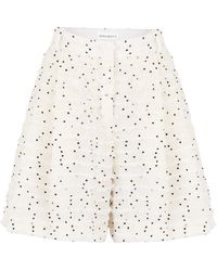 Nina Ricci - Weite Falten-Shorts - Lyst