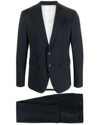 DSquared² - Kostuums ,Blauw ,Tweed Tweedelig Pak - Lyst