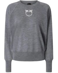 Pinko - Truien & Vesten ,Grijs ,Wol 105417 A18M Sweater - Lyst