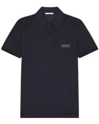 Givenchy - Tops ,Zwart ,Katoen Logo Cotton Piqué Polo Shirt - Lyst