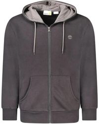 Timberland - Schwarzer Baumwoll-Kapuzenpullover - Lyst