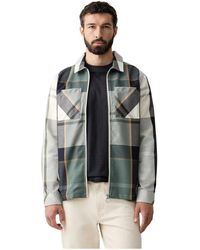 Barbour - Ettrick Checked Overshirt - Lyst
