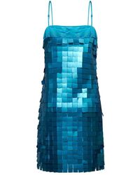 Silvian Heach - Kurzes Kleid Mit Maxi-Quadrat-Pailletten - Lyst