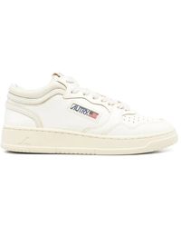 Autry - Schoenen ,Wit ,Leer Med-Way Mid - Lyst