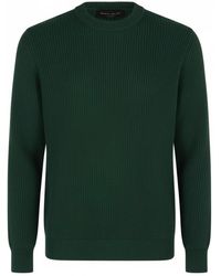 Roberto Collina - Ribgebreide Sweater Met Ronde Hals - Lyst