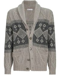 Brunello Cucinelli - Chiné Vest - Lyst