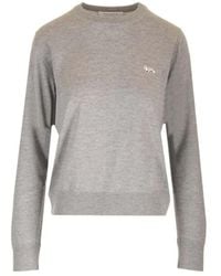 Maison Kitsuné - Trui Met Patch - Lyst