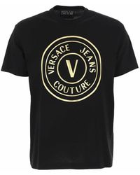 Versace - Magliette e polo nere - Lyst