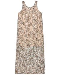 Munthe - Schönes langes kleid mit stickerei- und perlen details - Lyst