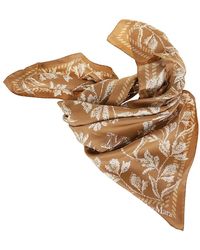Max Mara - Accessoires ,Veelkleurig ,Stola-Foulard-Mantella Carre 90W1 - Lyst
