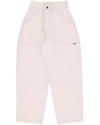 USUAL - Broeken ,Katoen Lichtgewicht Katoenen Broek Met Contraststiksels - Lyst