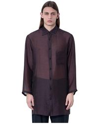 Yohji Yamamoto - Klassisches Button-Down Hemd - Lyst