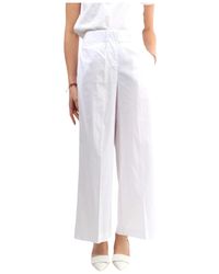 Jijil - Pantalones blancos con cintura elástica - Lyst