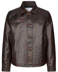 Samsøe & Samsøe - Leren Jas - Lyst