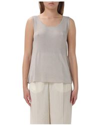 A.P.C. - Tops ,Grijs ,Top Calista - Lyst