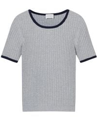 Closed - Ronde Hals Gebreid T-Shirt - Lyst