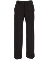 Alberto Biani - Wide Trousers - Lyst