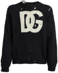 Dolce & Gabbana - Knitwear > round-neck knitwear - Lyst
