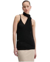 HELIOT EMIL - Tops ,Zwart ,Wol Wolmix Blouse - Lyst