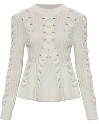 McQueen - Round-Neck Knitwear - Lyst