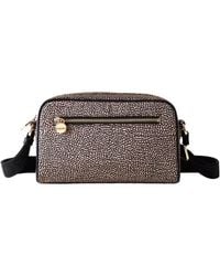 Borbonese - Eco line small - op eco-nylon leather bag - Lyst