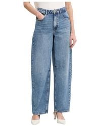 GAUDI - Barrel Leg Jeans - Lyst