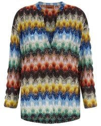 Missoni - V-Neck Knitwear - Lyst