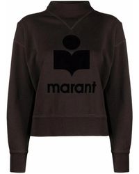 Isabel Marant - Verwaschener er Logo Print Sweatshirt - Lyst