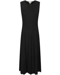 STAUD - Kleedjes ,Zwart ,Nylon Elyse Dress - Lyst