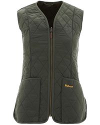Barbour - Jassen ,Groen ,Polyester Fleece Betty Liner - Lyst