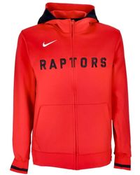 Nike - Fitness ,Rood ,Polyester Nba Dri-Fit Showtime Hoodie - Lyst